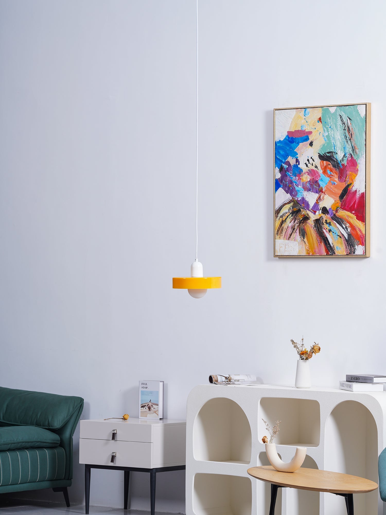 Ceiling Light Glass 9.8 in Ambient Indoor LED Dining Room Living Room Fixture | Thomler
