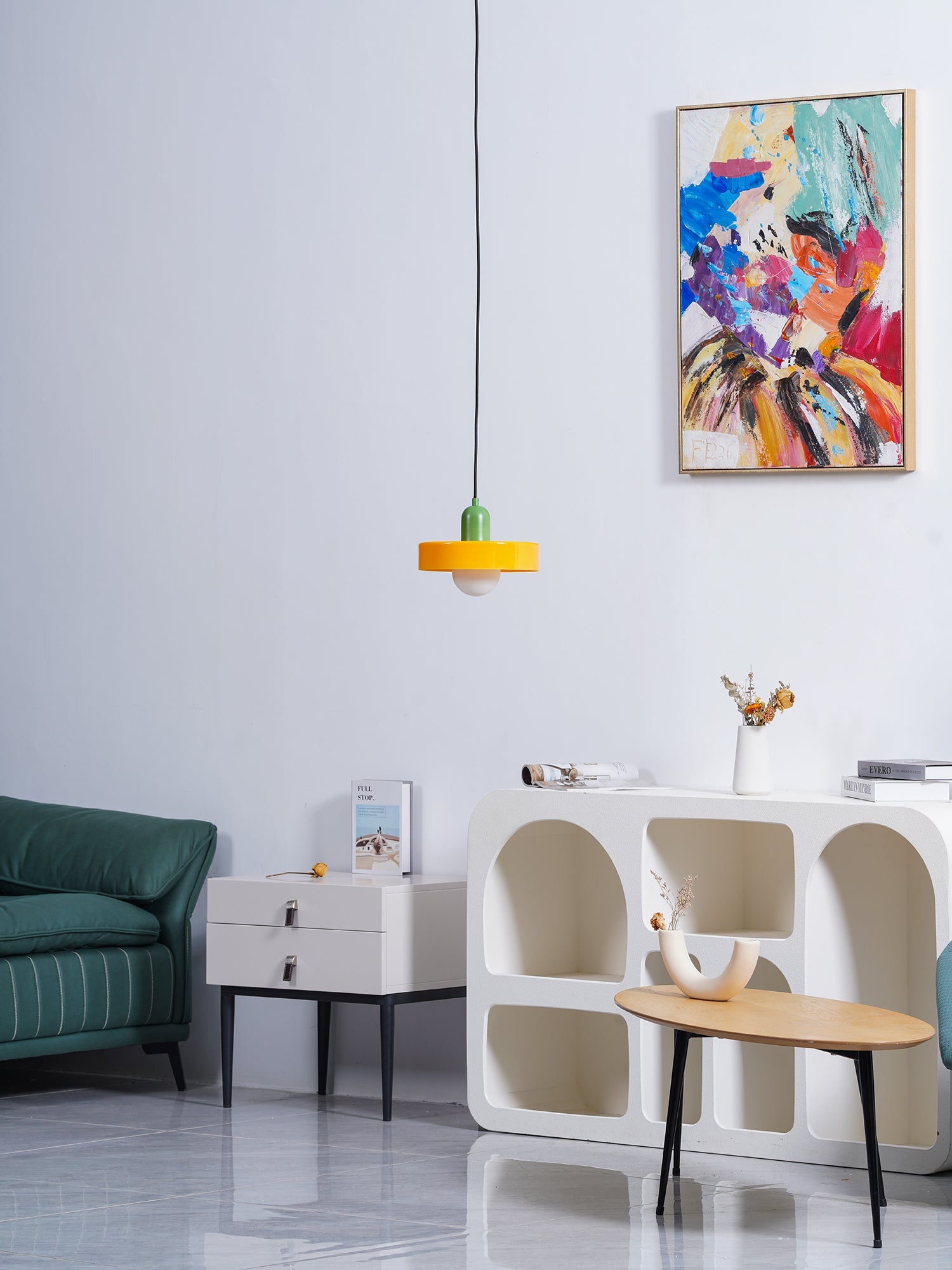 Ceiling Light Glass 9.8 in Ambient Indoor LED Dining Room Living Room Fixture | Thomler