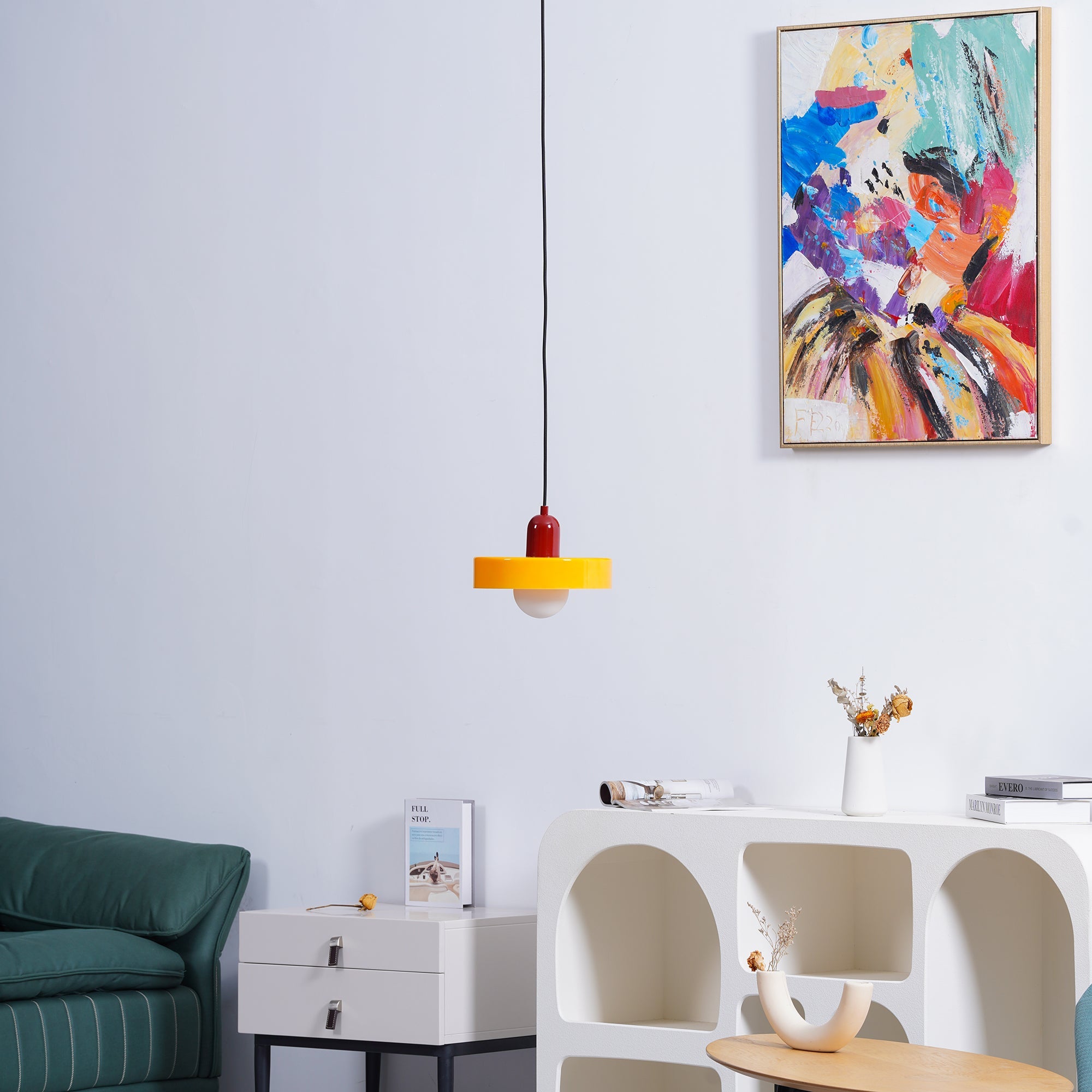 Ceiling Light Glass 9.8 in Ambient Indoor LED Dining Room Living Room Fixture | Thomler