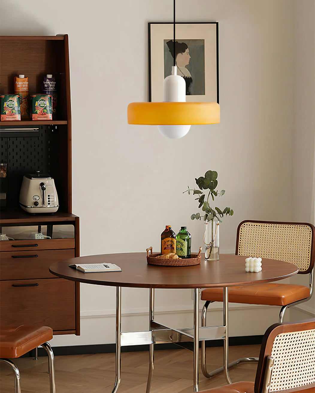 Ceiling Light Glass 9.8 in Ambient Indoor LED Dining Room Living Room Fixture | Thomler