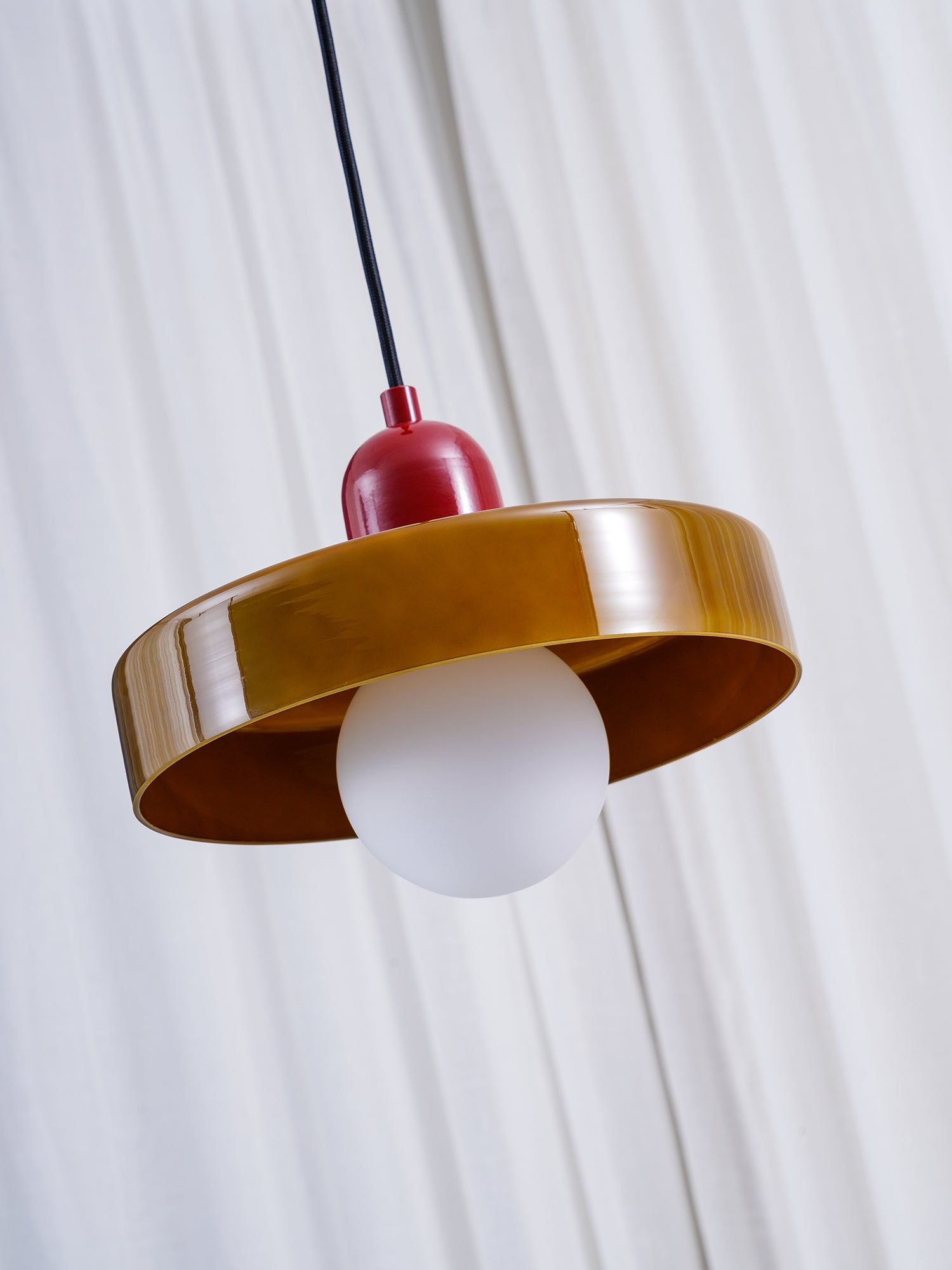 Ceiling Light Glass 9.8 in Ambient Indoor LED Dining Room Living Room Fixture | Thomler