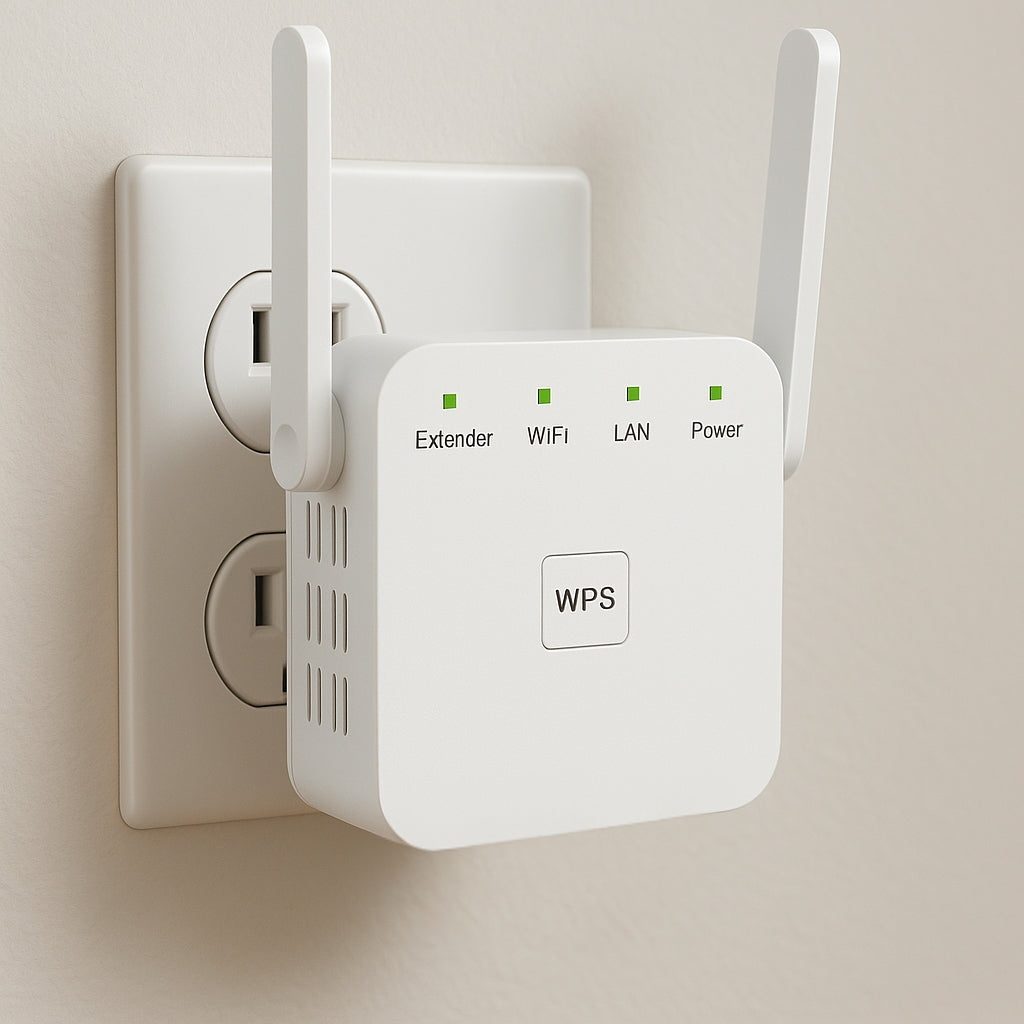 Dual-Band WiFi Signal Booster for Whole-Home Coverage – Extends Internet Range to Every Room & Yard | Thomler