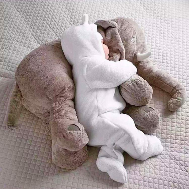 Plush Elephant Nursery Pillow for Babies & Toddlers – Soft Cuddle Cushion for Nap Time, Play & Decor | Thomler