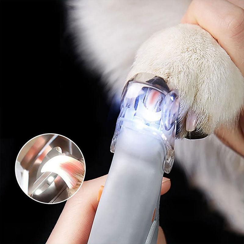 LED Pet Nail Clippers with Safety Guard for Dogs & Cats – Illuminated Trimmer for Small to Large Breeds | Thomler