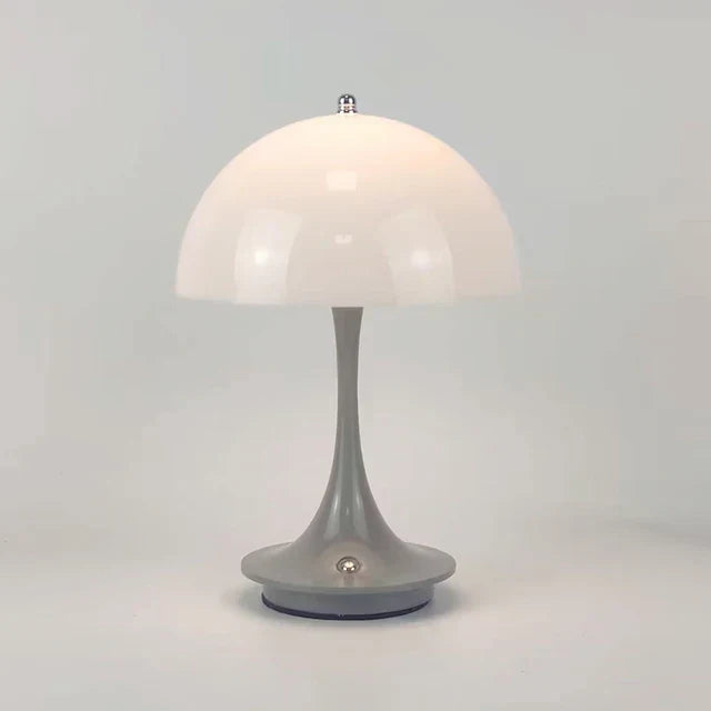Rechargeable Cordless LED Table Lamp with Dimmer – Portable Metal Desk Light for Bedroom, Office & Patio – 10-Hour Battery Life | Thomler