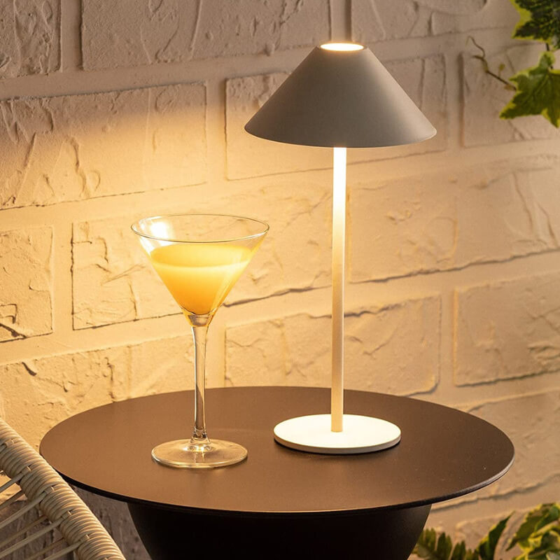 Portable Rechargeable LED Accent Lamp with Touch Dimmer for Home Patio Bedroom Living Room Desk Nightstand Battery-Operated Cordless | Thomler