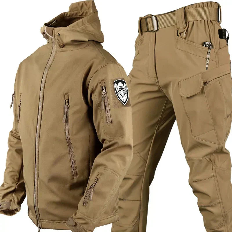Men's All-Weather Combat Suit with Windproof Coat & Pants – Built for Rugged Outdoor Action | Thomler