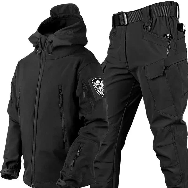Men's All-Weather Combat Suit with Windproof Coat & Pants – Built for Rugged Outdoor Action | Thomler