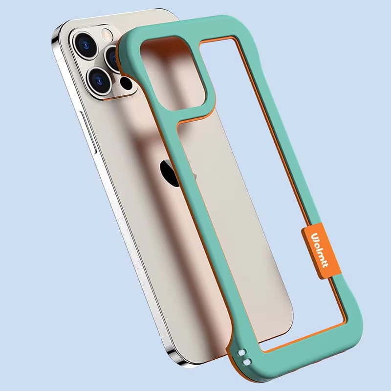 Two-Tone Protective Edge Guard Case for iPhone 12-17 All Models Anti-Scratch Open-Back Design Slim Fit Cover for Pro Max Air 16 15 14 | Thomler