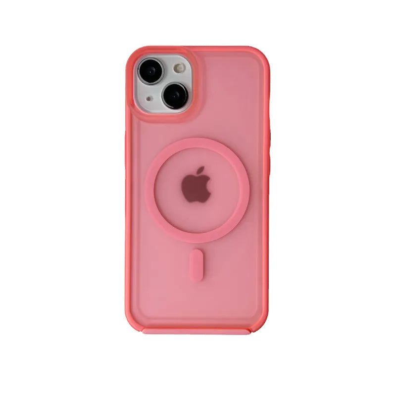 Protective iPhone Case with MagSafe Ring – Dual-Layer TPU Anti-Fingerprint Cover for iPhone 14, 15, 16 Series – Wireless Charging Compatible | Thomler