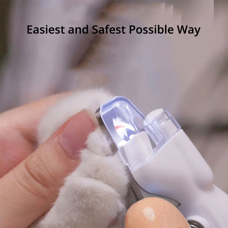 LED Pet Nail Clippers with Safety Guard for Dogs & Cats – Illuminated Trimmer for Small to Large Breeds | Thomler
