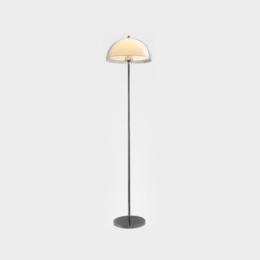 Floor Lamp Metal 61 in Double Layer Acrylic Shade Adjustable Living Room Bedroom Lighting | Thomler