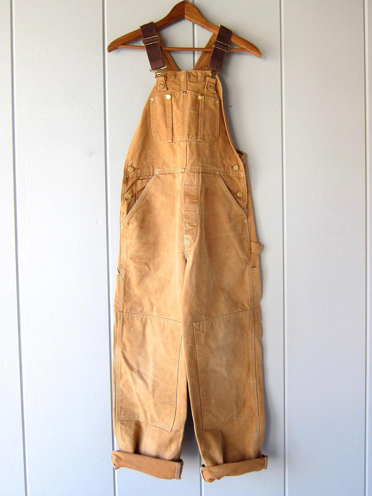 Heavy-Duty Cotton Work Overalls with Tool Pockets & Adjustable Straps for Carpentry, Farming & Trade Jobs | Thomler