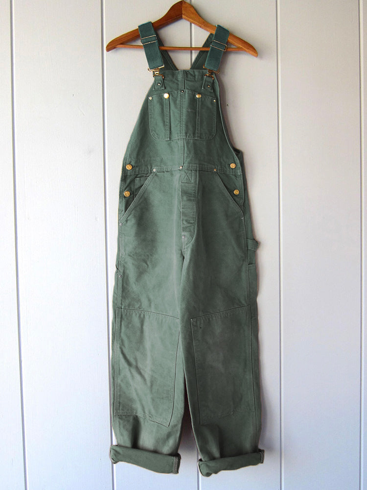Heavy-Duty Cotton Work Overalls with Tool Pockets & Adjustable Straps for Carpentry, Farming & Trade Jobs | Thomler