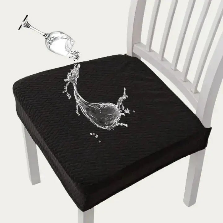 Elastische Stuhlhussen 4er-Set – Fleckschutz, wasserabweisend, maschinenwaschbar