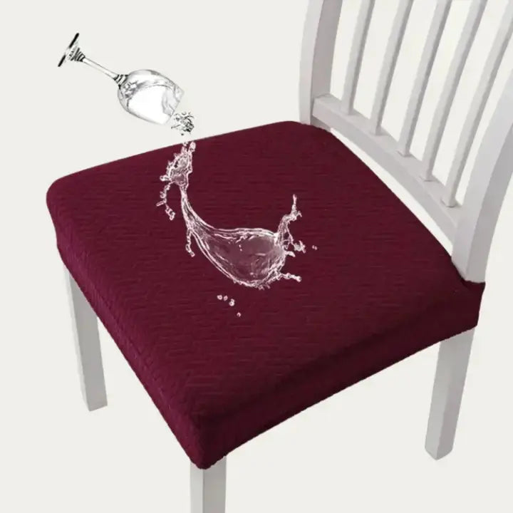 Elastische Stuhlhussen 4er-Set – Fleckschutz, wasserabweisend, maschinenwaschbar