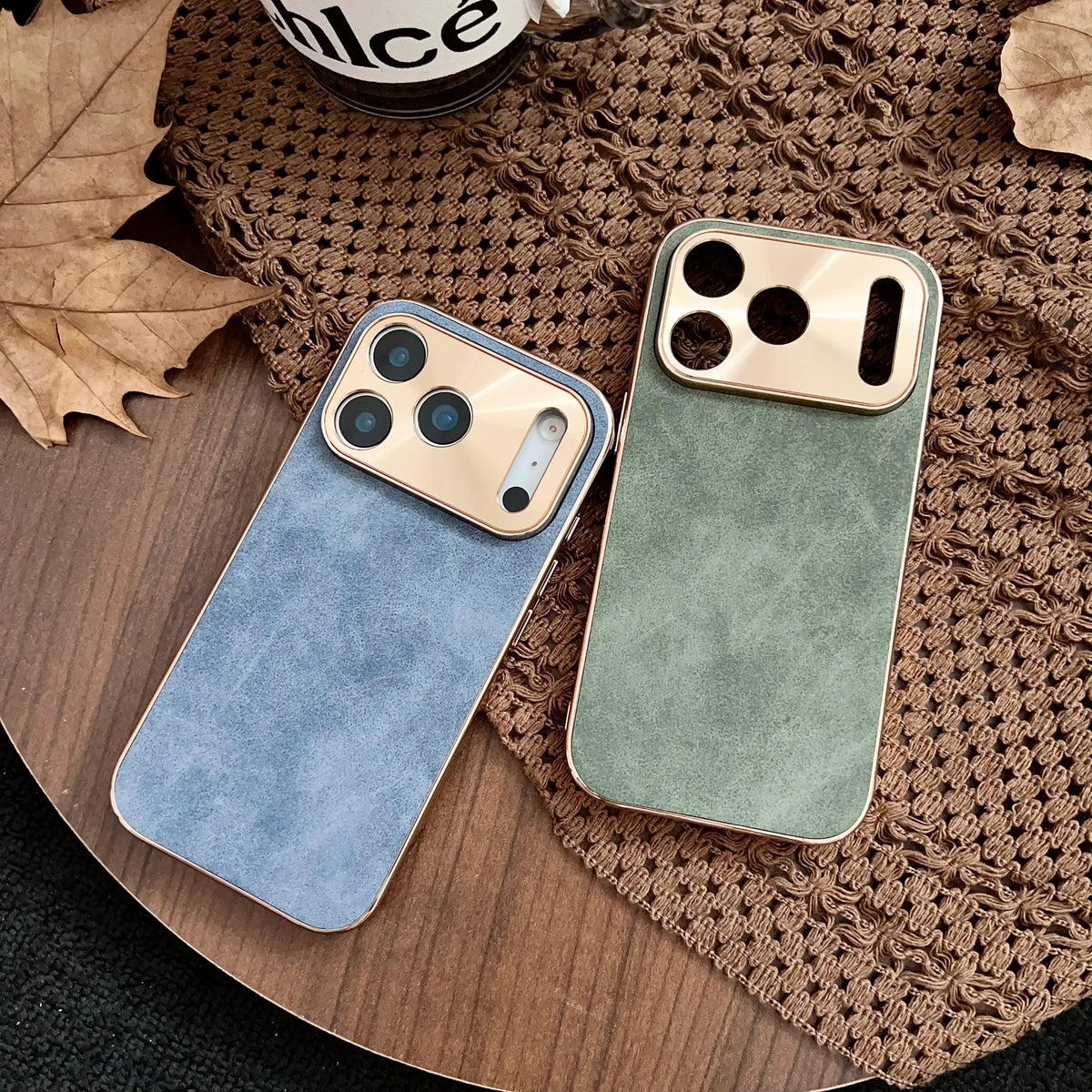 Protective iPhone Case with Luxe Metallic Frame & Textured Back for iPhone 13-17 Series | Thomler