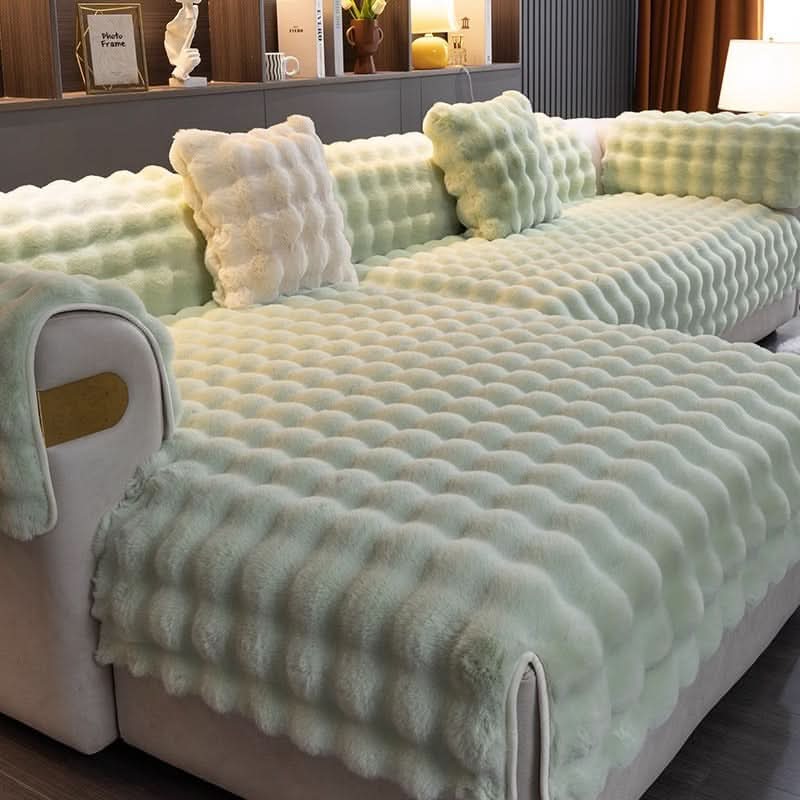Washable Furniture Throw with Grip Backing – Anti-Slip Seat Cover for Living Room Sofas & Pet-Friendly Homes | Thomler