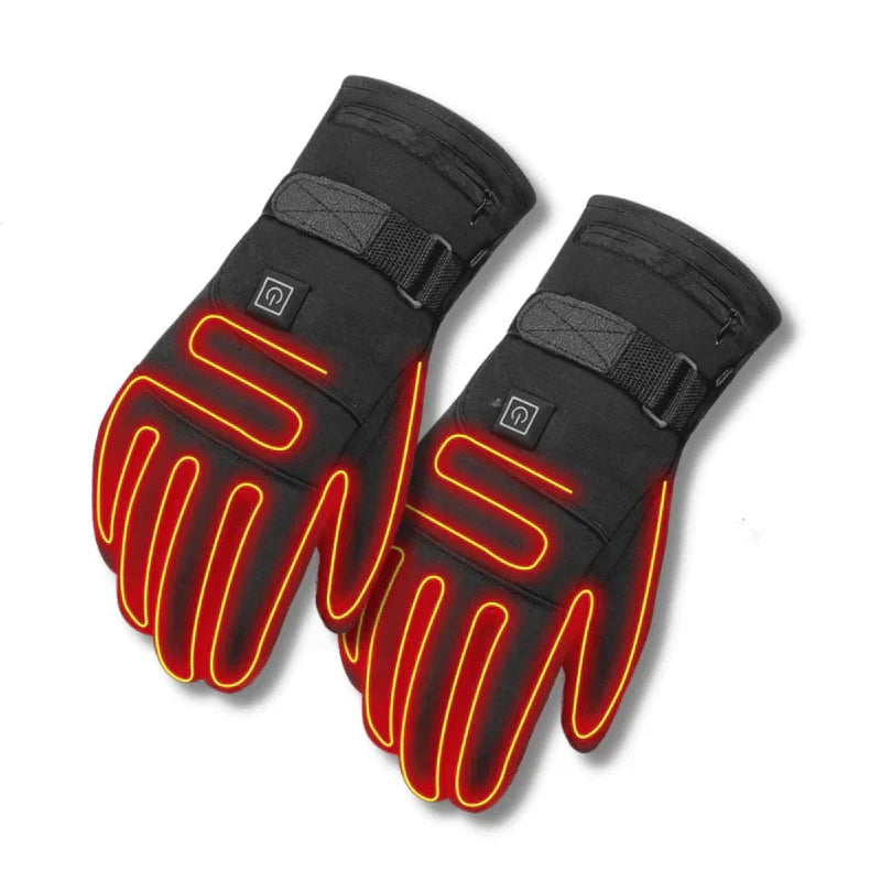 Battery-Powered Thermal Winter Gloves with 3 Temperature Settings – Waterproof Touch-Screen Compatible Hand Warmers for Men & Women | Thomler