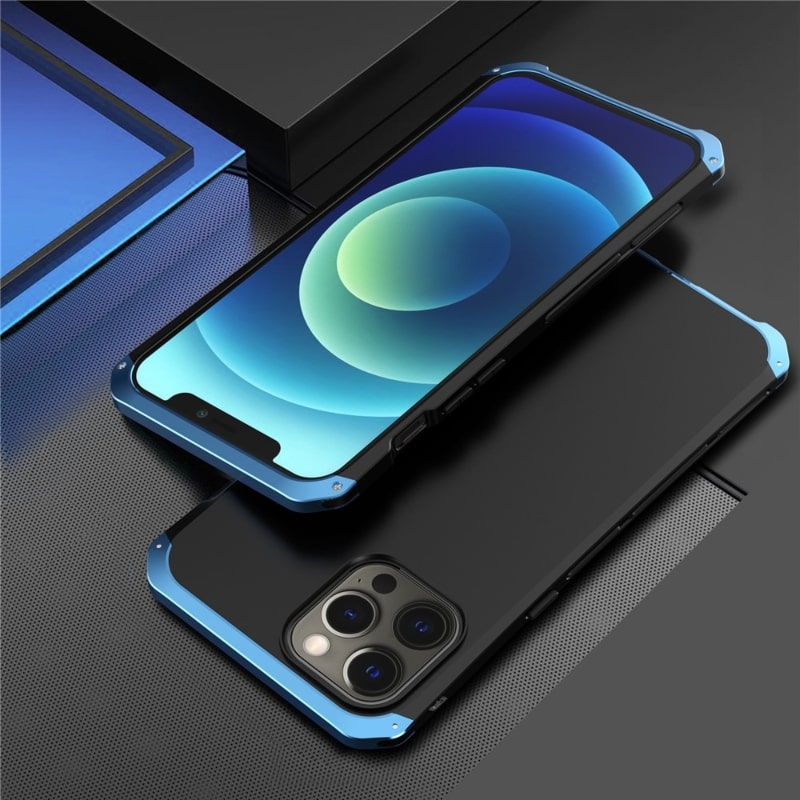 Reinforced Metal Frame iPhone Case with Camera Shield & Drop Protection for 14/15/16 Series | Thomler