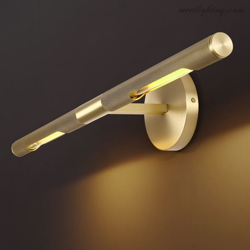 LED Artwork Illuminator Wall Mount Brass Picture Light for Paintings Photographs Gallery Frames Museum Quality Accent Lighting Adjustable | Thomler