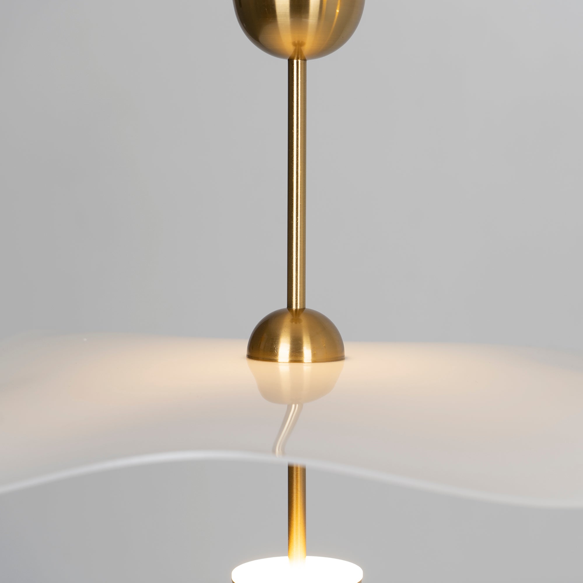 Ceiling Light Metal Acrylic 23.6 in x 27.5 in Gold Indoor Dining Room Living Room Modern Pendant Lamp | Thomler