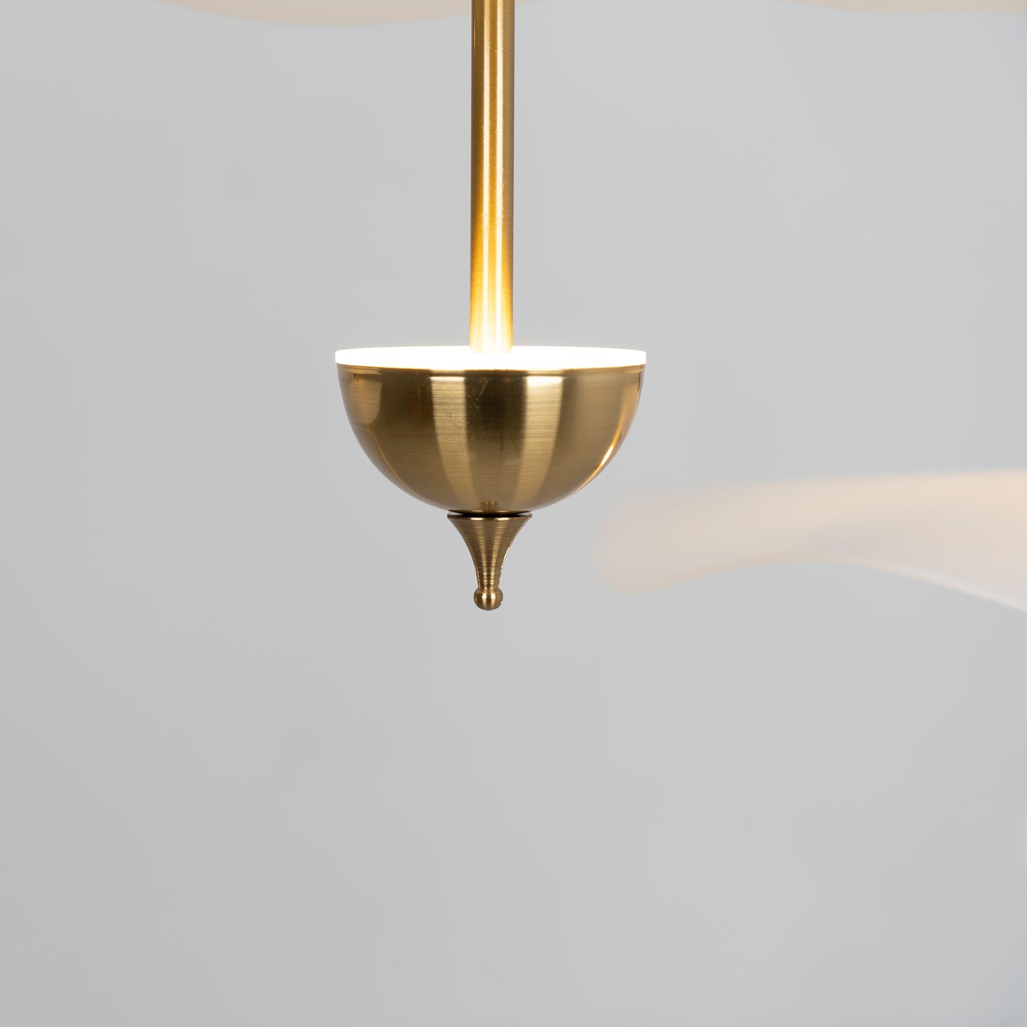 Ceiling Light Metal Acrylic 23.6 in x 27.5 in Gold Indoor Dining Room Living Room Modern Pendant Lamp | Thomler