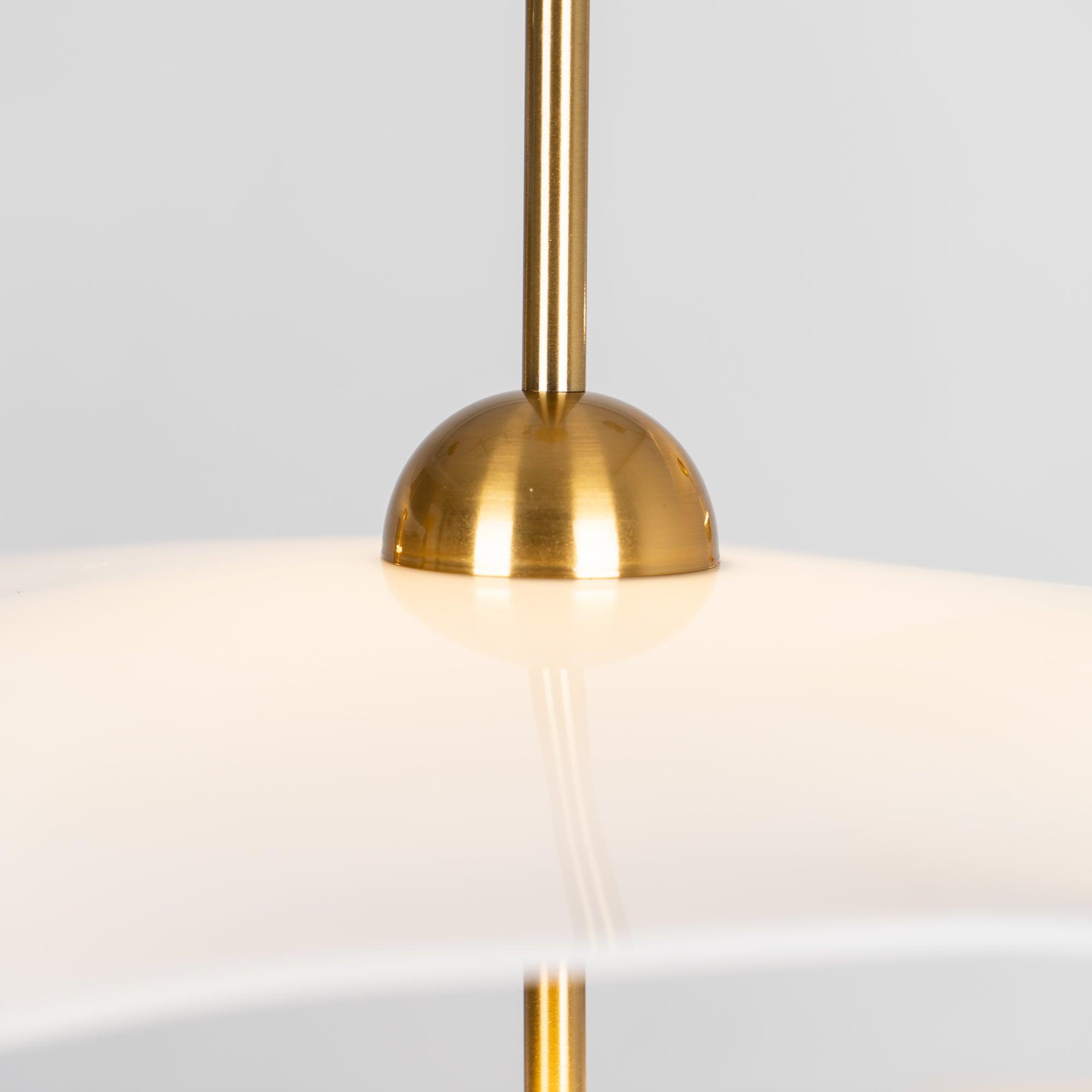 Ceiling Light Metal Acrylic 23.6 in x 27.5 in Gold Indoor Dining Room Living Room Modern Pendant Lamp | Thomler
