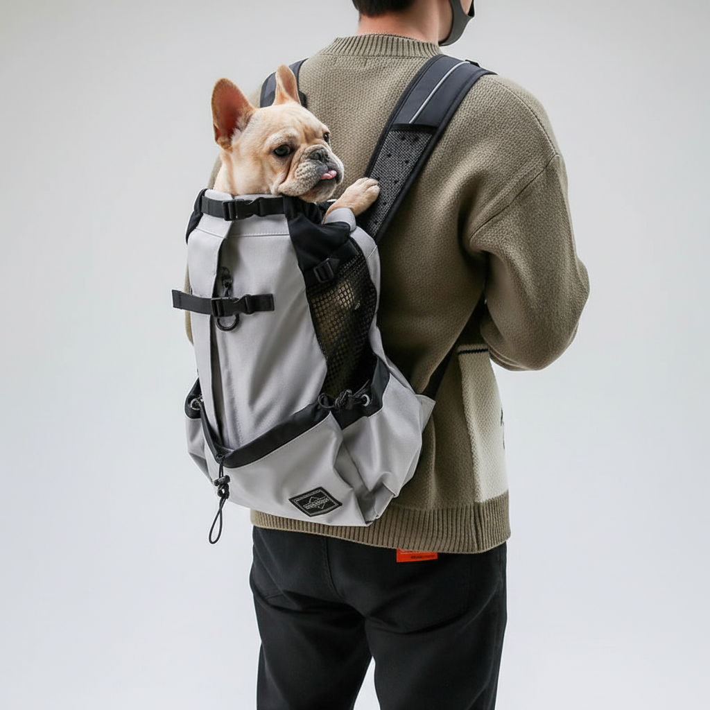 Dog Carrier Backpack for Small to Medium Pets – Hands-Free Travel Pack with Padded Straps & Ventilation | Thomler