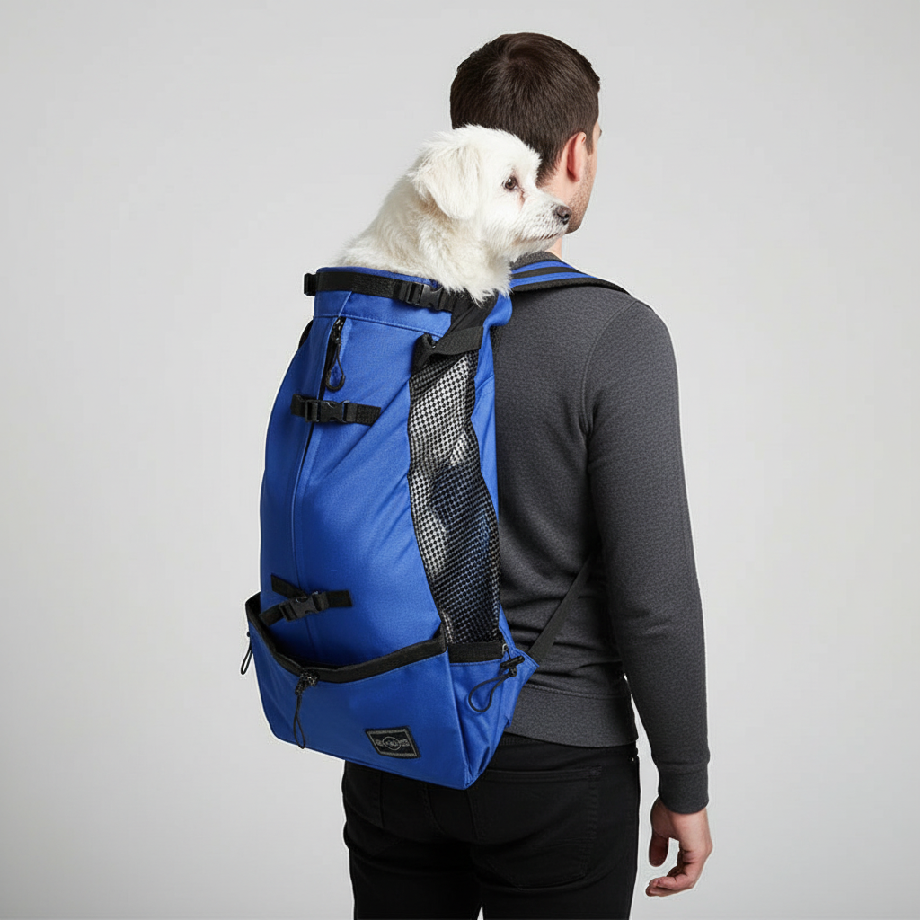 Dog Carrier Backpack for Small to Medium Pets – Hands-Free Travel Pack with Padded Straps & Ventilation | Thomler