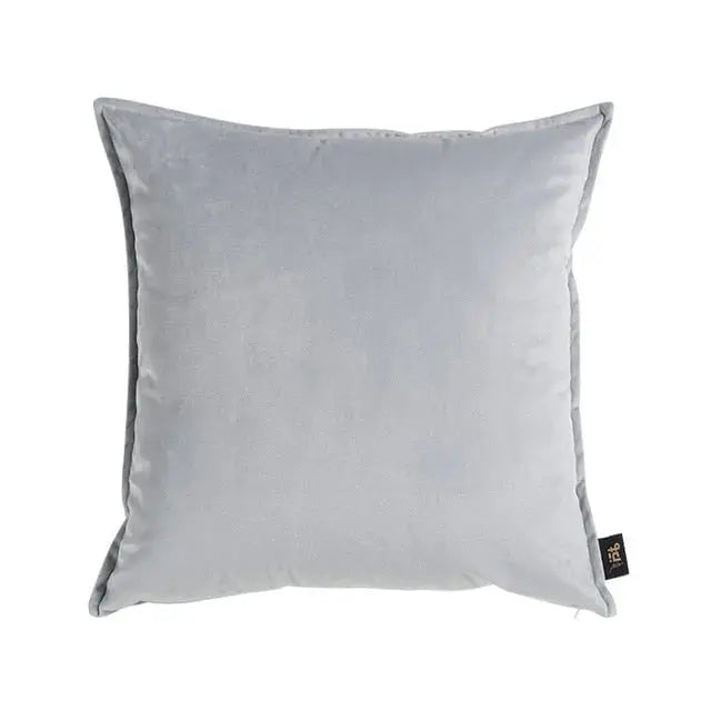 Cushion Cover Velvet 45.0 cm x 45.0 cm Beige Sofa Bedroom Decorative Throw Pillow Case Hidden Zip | Thomler