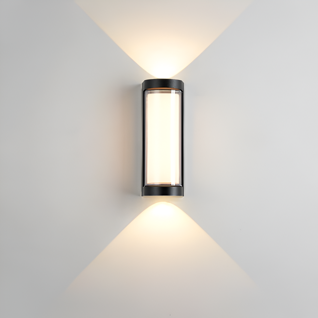 Wall Light Metal 27.0 cm Up Down Black Outdoor Facade Garden Entrance Waterproof LED Architectural Lighting IP65 | Thomler