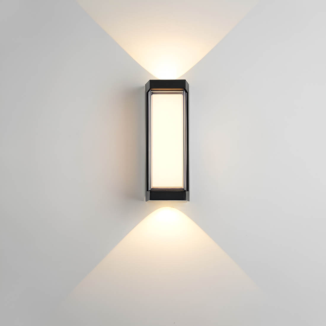 Wall Lamp Metal Acrylic 10.6 in Outdoor Up Down Waterproof Exterior Lighting Modern Minimalist Facade Porch Garden Fixture | Thomler