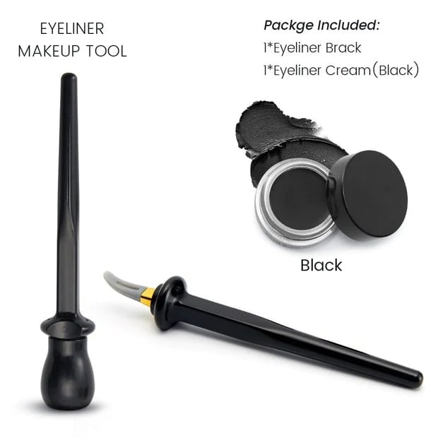 Precision Tip Eyeliner Pen with Smudge-Proof Waterproof Formula for Winged Liner and Everyday Eye Looks | Vegan Cruelty-Free Makeup Liner | Thomler