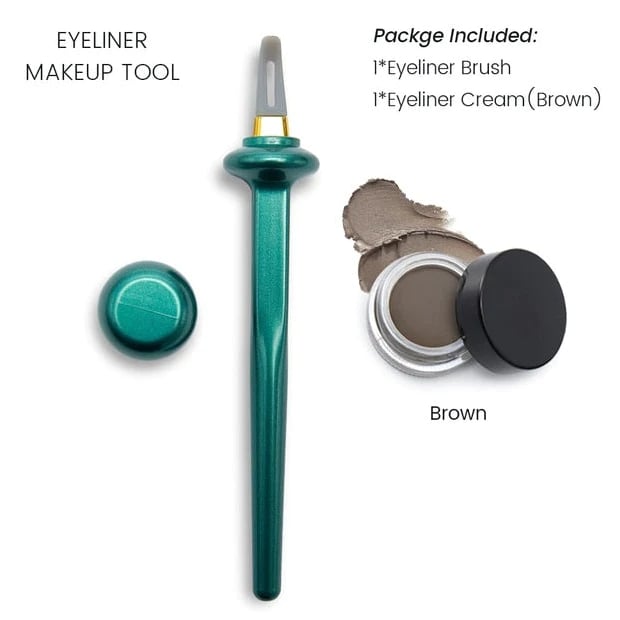 Precision Tip Eyeliner Pen with Smudge-Proof Waterproof Formula for Winged Liner and Everyday Eye Looks | Vegan Cruelty-Free Makeup Liner | Thomler