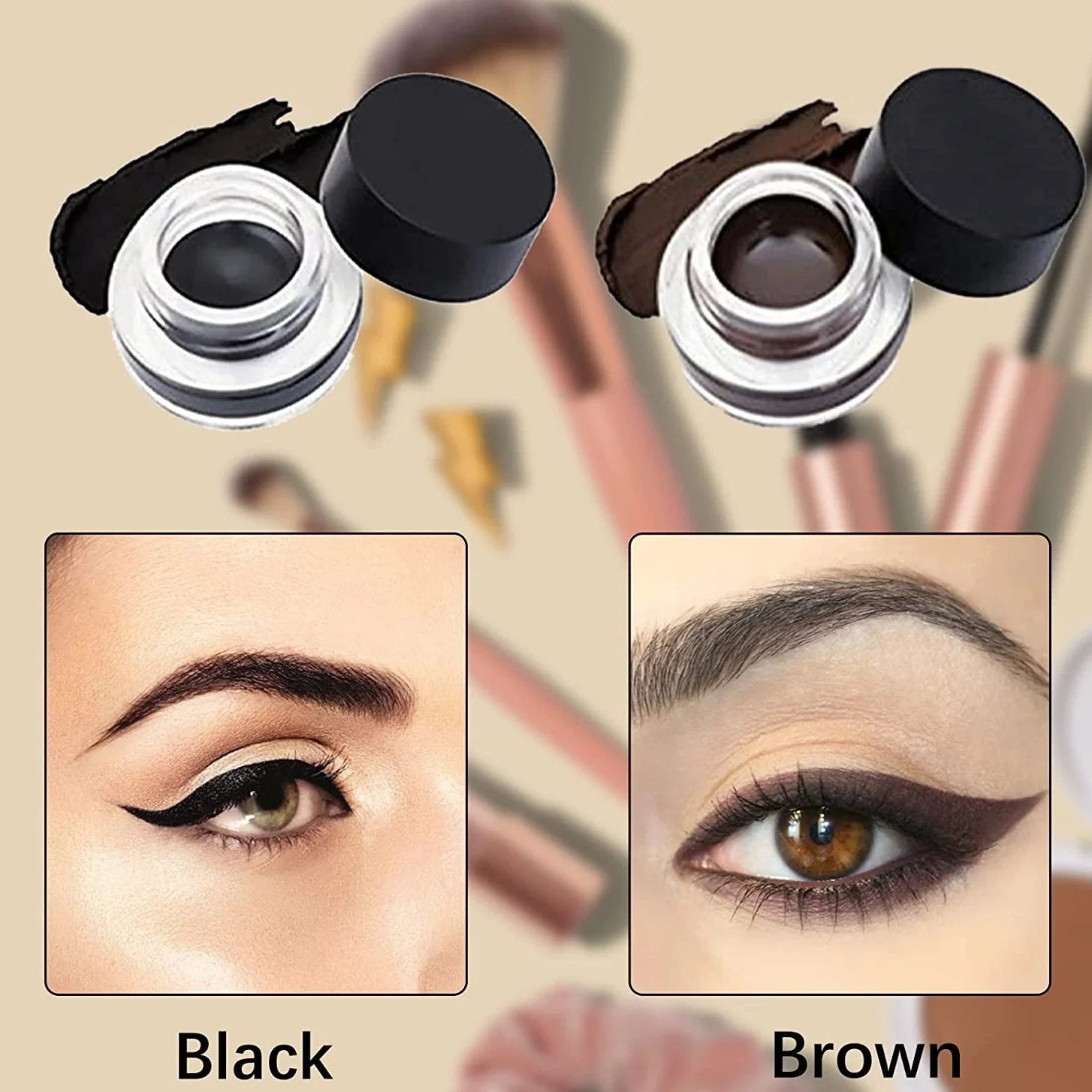 Precision Tip Eyeliner Pen with Smudge-Proof Waterproof Formula for Winged Liner and Everyday Eye Looks | Vegan Cruelty-Free Makeup Liner | Thomler