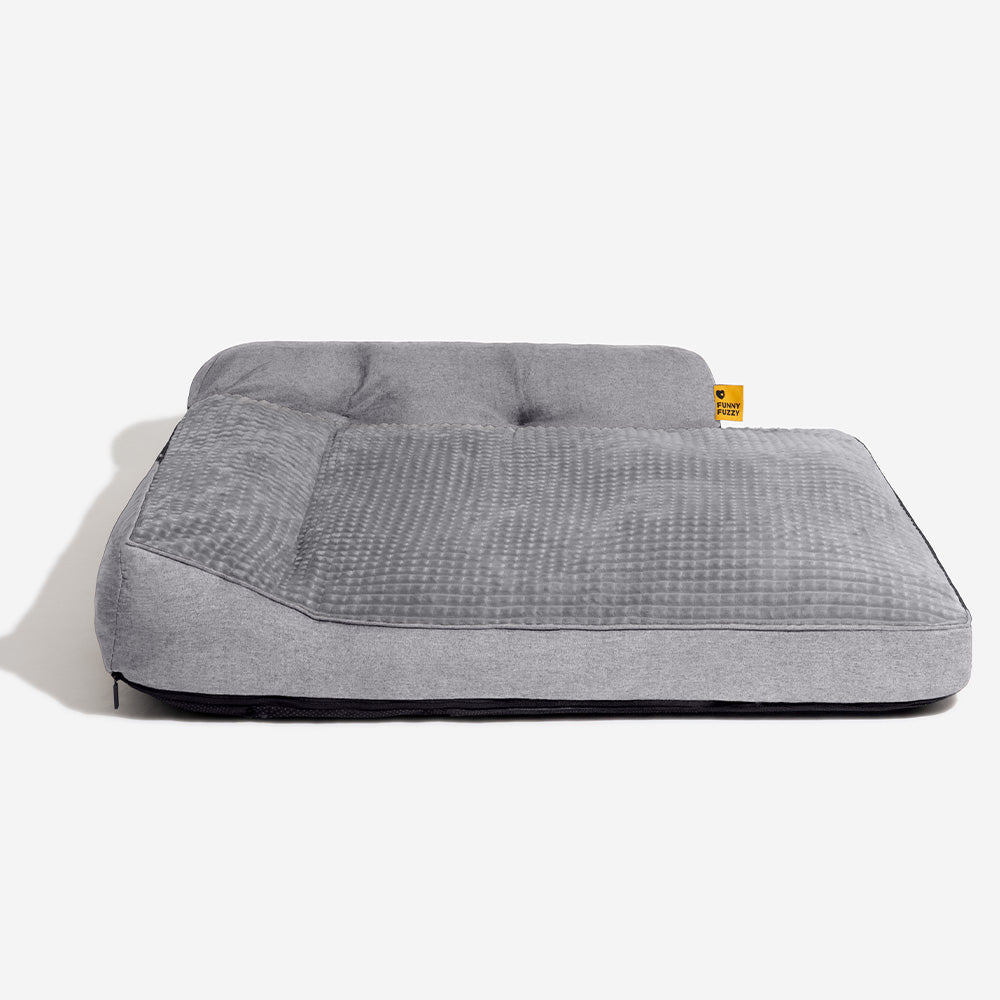 Orthopedic Pet Bed with Bolster Pillow for Dogs & Cats – Washable, Non-Slip Base, Year-Round Comfort | Thomler