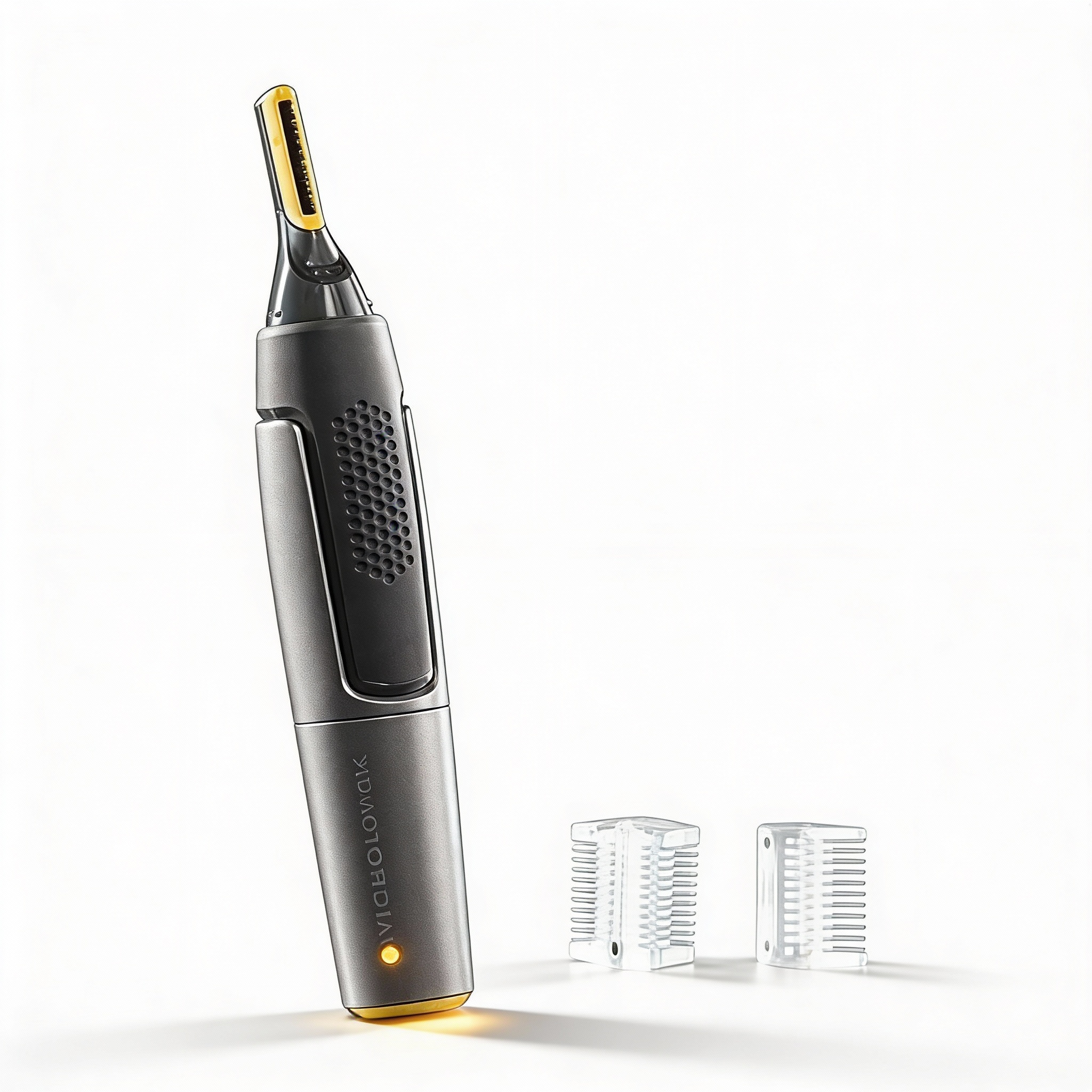 Precision Hair Trimmer with LED Light & Ultra-Thin Titanium Blades for Nose Ear Eyebrow Detailing | Thomler