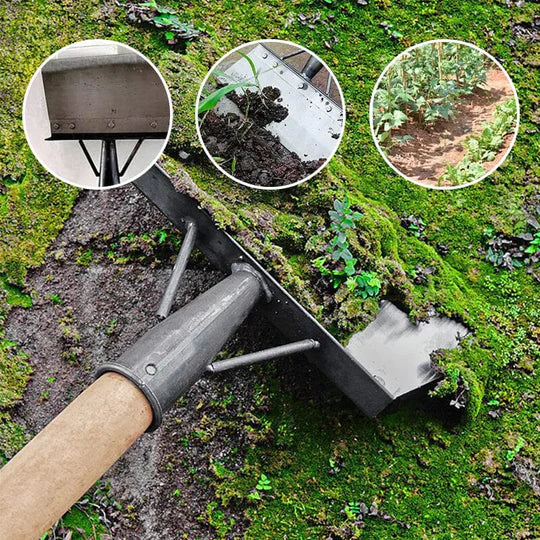Stand-Up Weed Removal Tool with Adjustable Handle for Yard & Garden – Stainless Steel Blade Scraper | Thomler