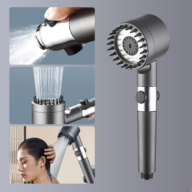3-Mode High-Pressure Handheld Shower Head with On/Off Pause Switch & Built-In Water Filter | Thomler