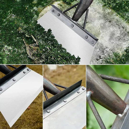 Stand-Up Weed Removal Tool with Adjustable Handle for Yard & Garden – Stainless Steel Blade Scraper | Thomler