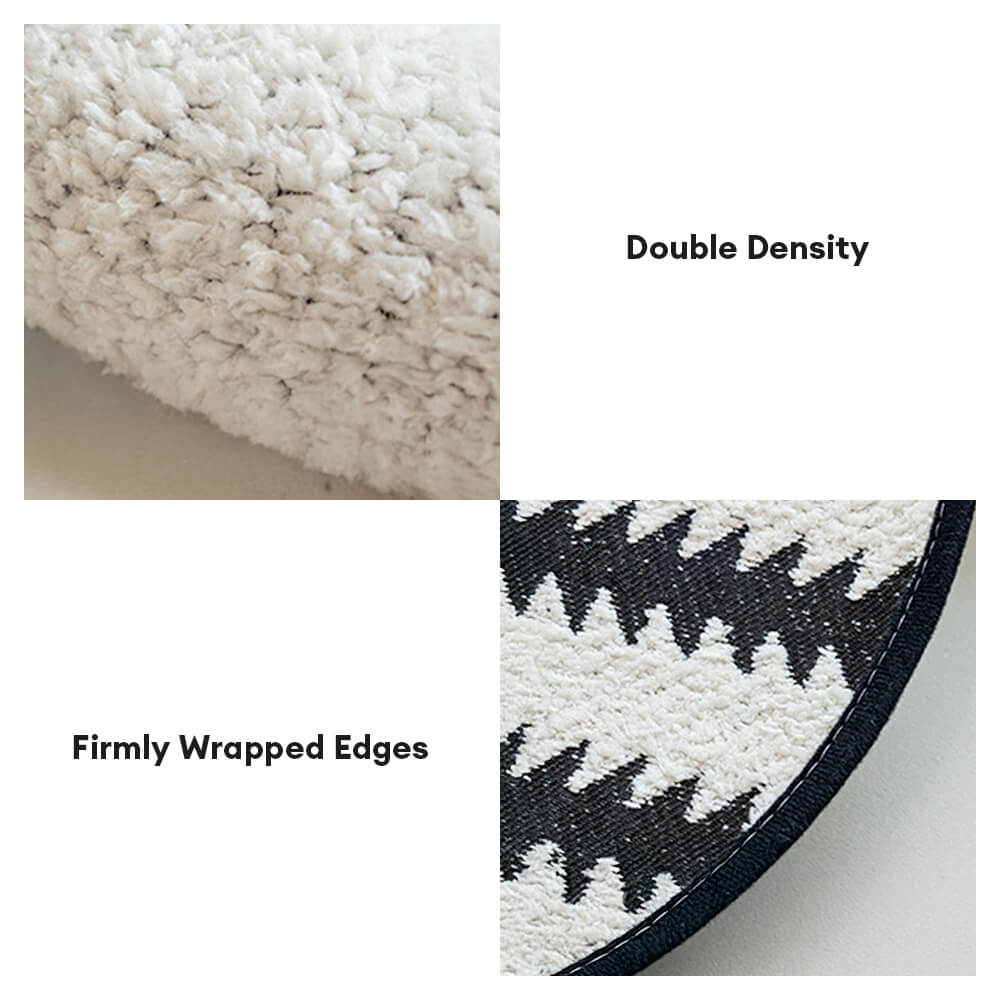 Chenille Sofa Throw Blanket with Scalloped Edges – Chevron Zigzag Pattern for Couch, Chair & Loveseat Protection – Soft Plush Furniture | Thomler