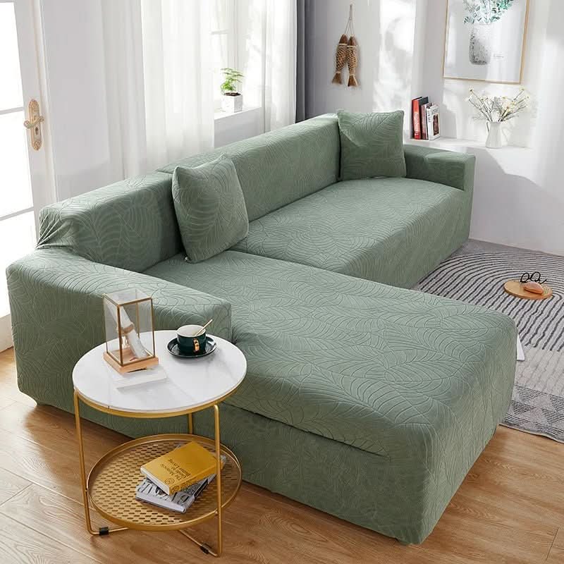 Stretch-Fit Sectional Couch Cover for L-Shape Furniture – Living Room Slipcover Protector for Daily Use | Thomler