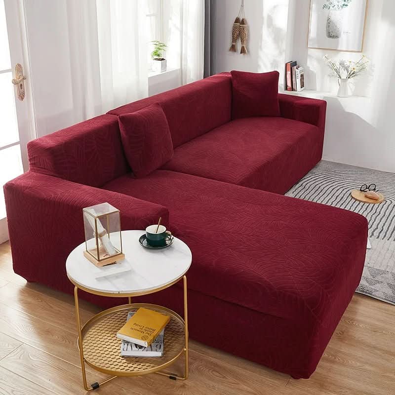 Stretch-Fit Sectional Couch Cover for L-Shape Furniture – Living Room Slipcover Protector for Daily Use | Thomler