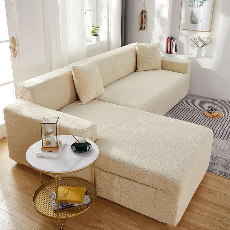 Stretch-Fit Sectional Couch Cover for L-Shape Furniture – Living Room Slipcover Protector for Daily Use | Thomler