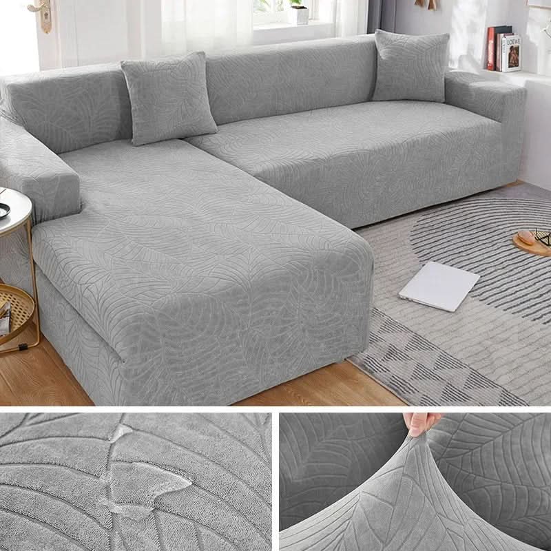 Stretch-Fit Sectional Couch Cover for L-Shape Furniture – Living Room Slipcover Protector for Daily Use | Thomler