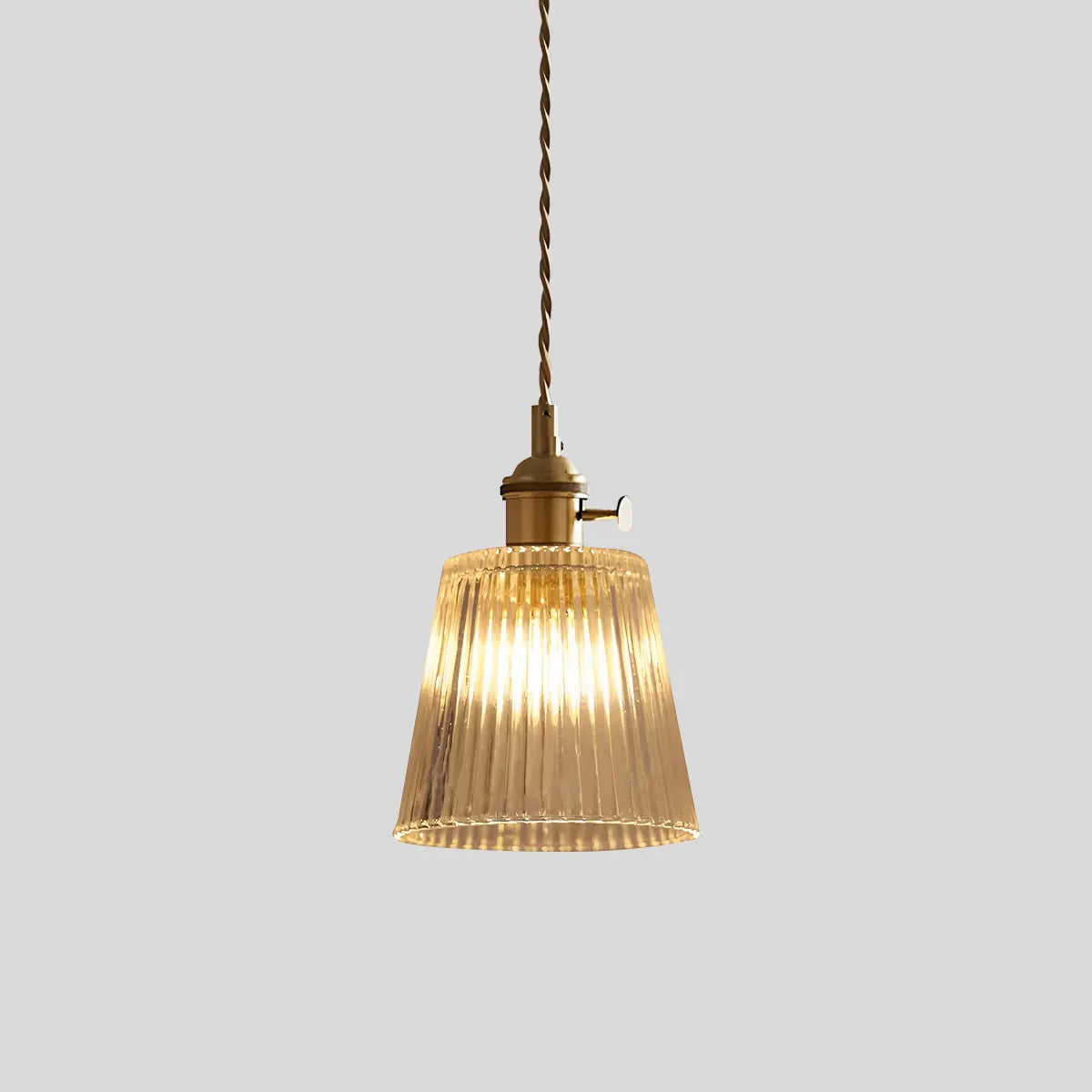 Pendant Light Glass Bronze Adjustable Cable Transparent Dining Room Kitchen Island Hanging Ceiling Lamp | Thomler
