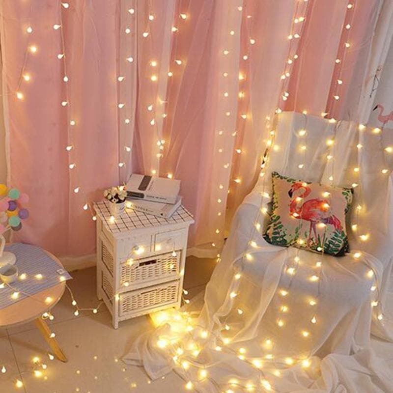 String Lights LED 5.0 m 16.4 ft Warm White Bedroom Garden Decorative Fairy Lights | Thomler