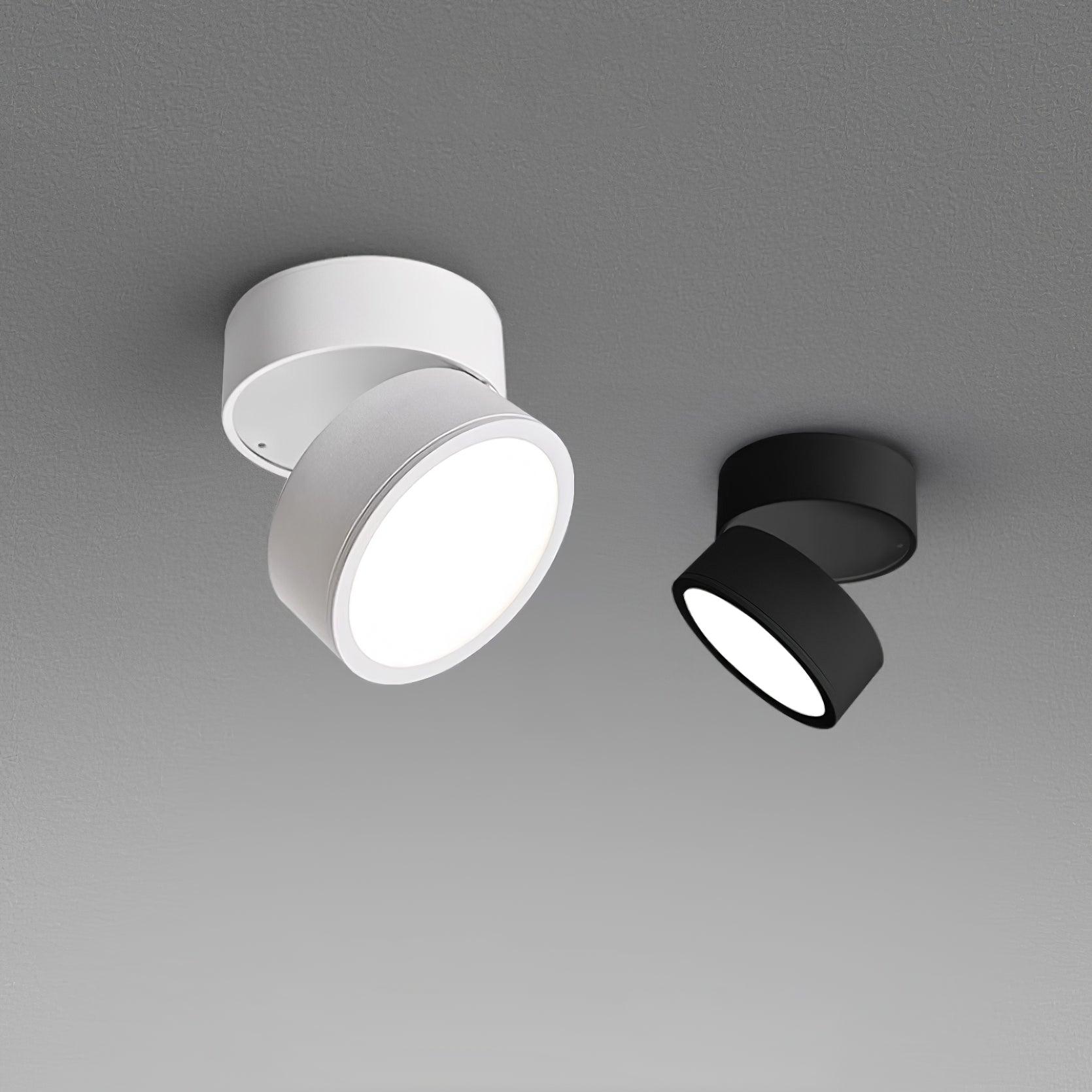 Adjustable LED Ceiling Spotlight in Minimalist Scandinavian Style – Directional Accent Light for Living Room, Gallery, Hallway & Modern | Thomler
