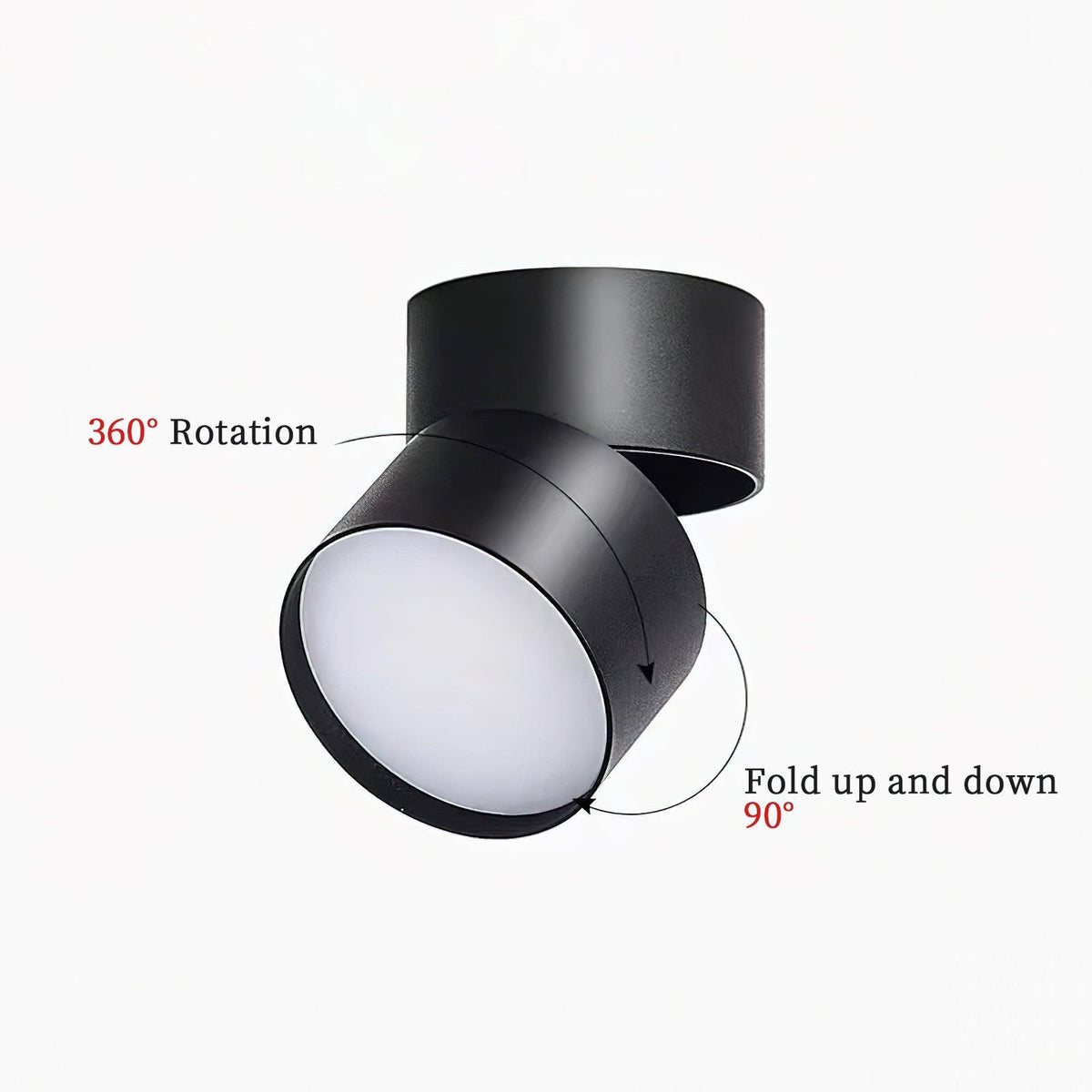 Adjustable LED Ceiling Spotlight in Minimalist Scandinavian Style – Directional Accent Light for Living Room, Gallery, Hallway & Modern | Thomler